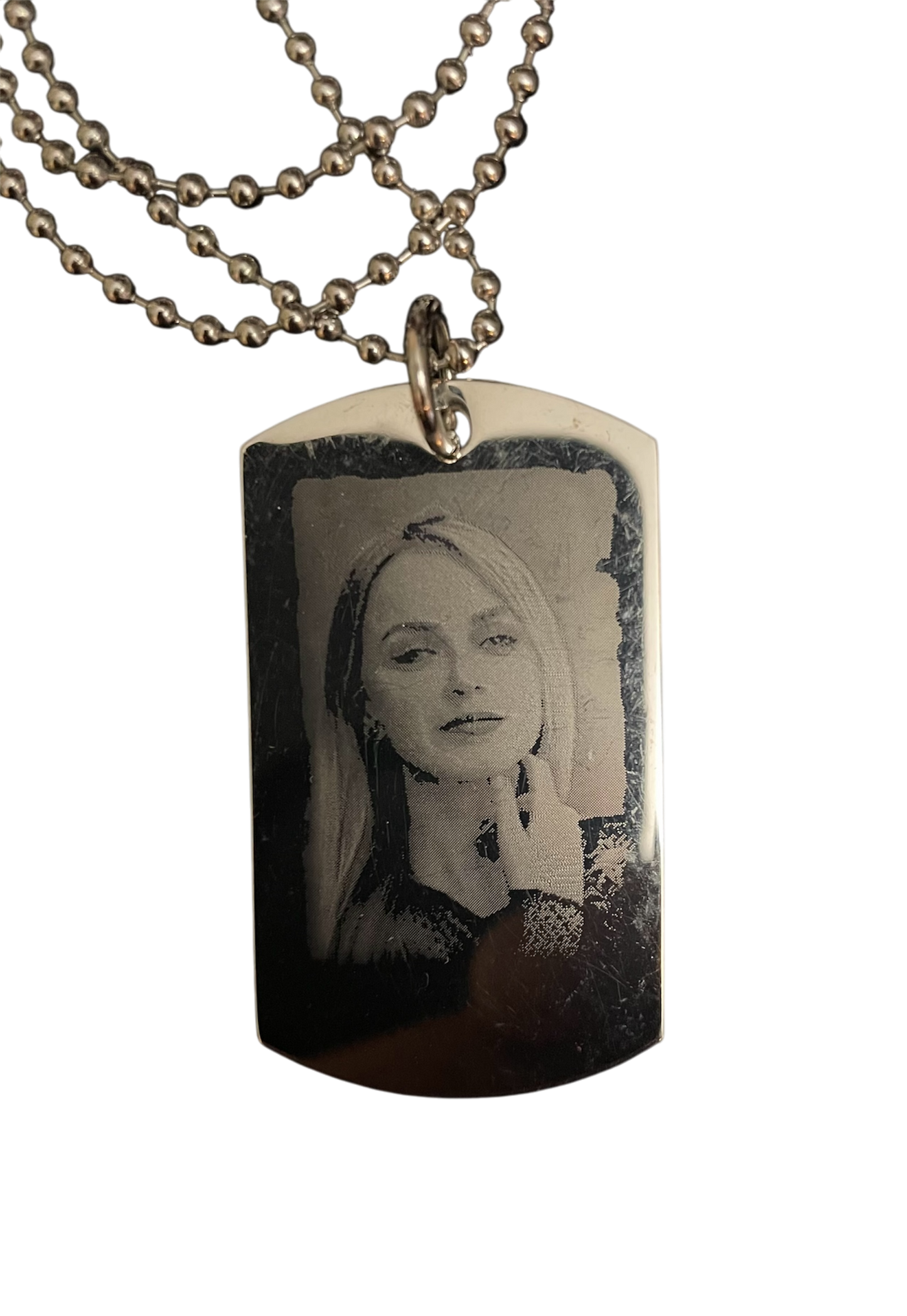 Large Silver Tag
