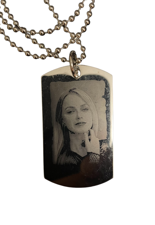 Large Silver Tag